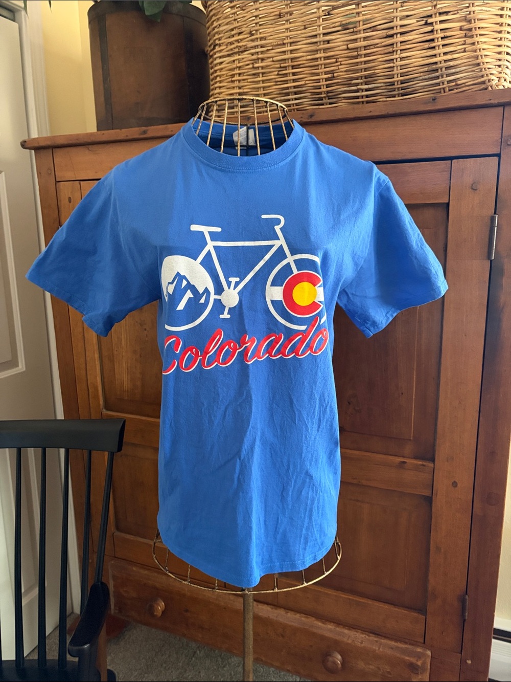Colorado Bicycle Graphic Souvenir Tourist Tee